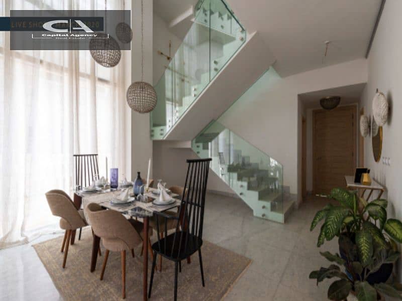 Two-room apartment for sale in Over Cityscape, fully finished apartment, receipt soon, in Al Burouj Compound | View on the landscape 3