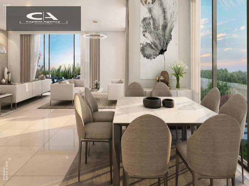 Two-room apartment for sale in Over Cityscape, fully finished apartment, receipt soon, in Al Burouj Compound | View on the landscape 5