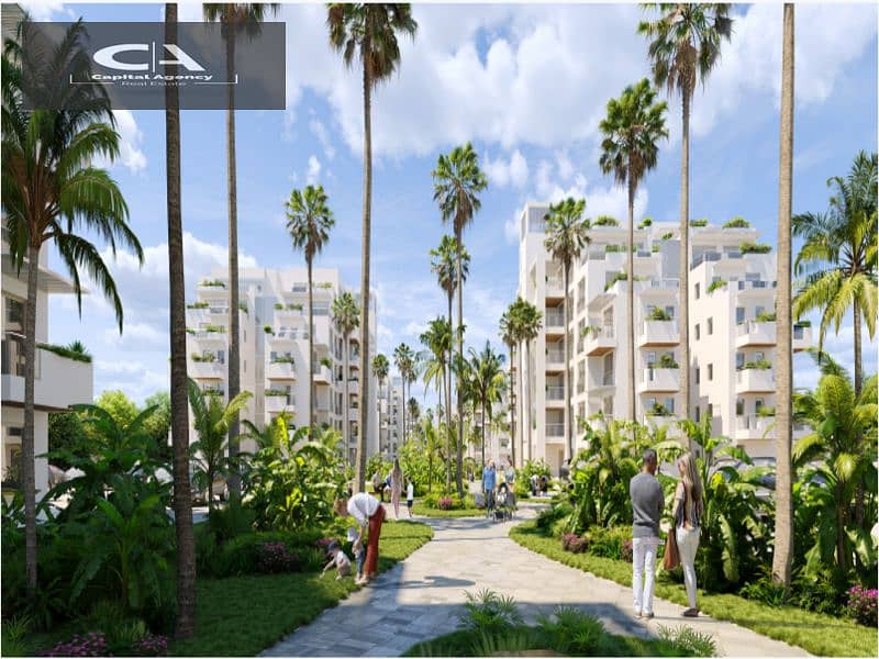 Book your apartment in Over Cityscape, fully finished apartment, receipt soon, in Al Burouj Compound View on the landscape 19