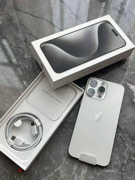 iPhone 15pro max 256 خطين 0