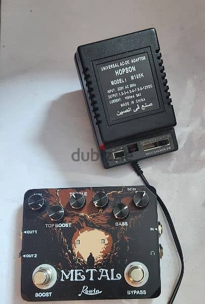 Rowin Metal Distortion Pedal with Boost 2