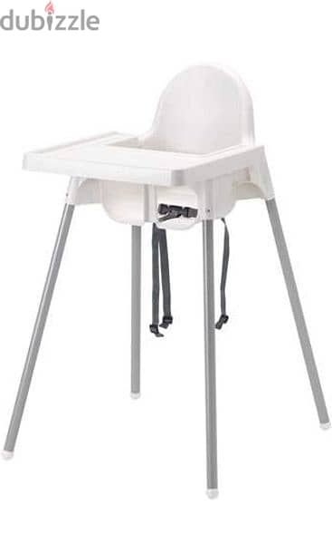 Ikea high chair with tray 0