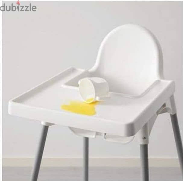 Ikea high chair with tray 2