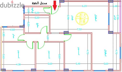 شقة176م