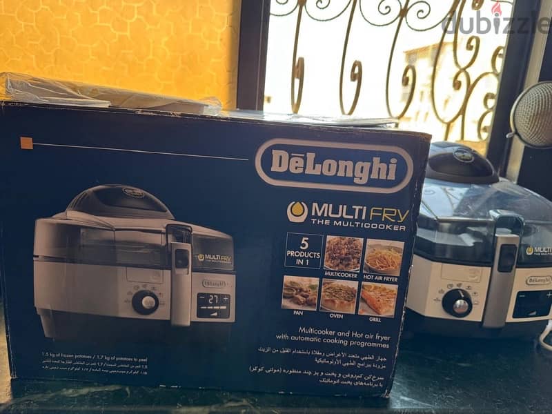 DeLonghi Chef Plus Multi Cooker Air Fryer اير فراير 5