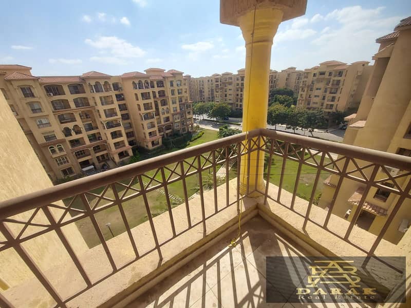 Opportunity! Apartment for sale in Madinaty, 135 sqm, garden view, B1, in front of services. 11