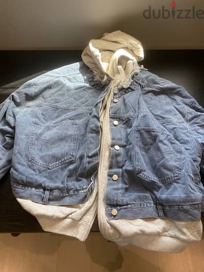 FashionNova Double Layer Denim Jacket