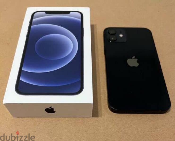 iphone 12 ايفون اسود حاله ممتازه 1