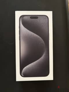 iPhone 15 Pro Max 256GB Black Titanium جديد 0