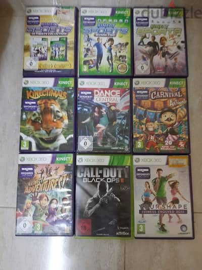 9 xbox 360 cd games