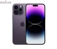 I phone  14 pro max purple  256G