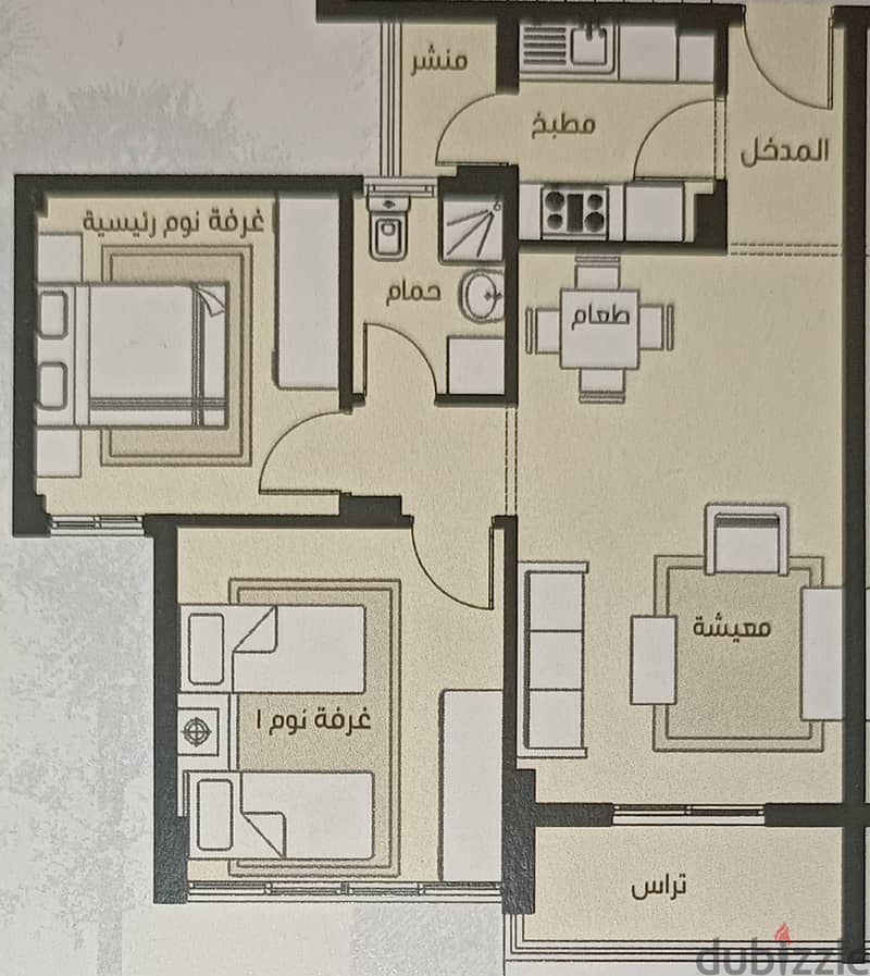 لـلـبـيـع شــقــة 79م فيو مـفـتـوح غـيـر مـجـروح  فـي الـ B14 1