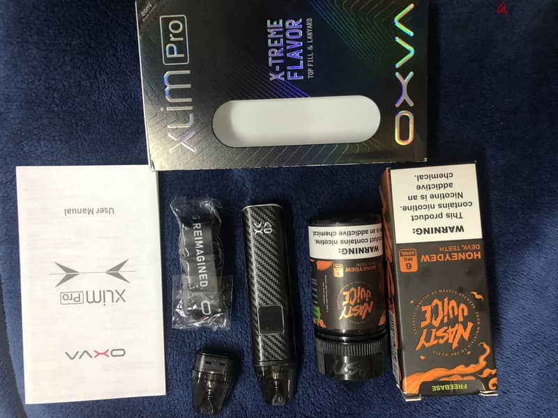 oxva XLIM pro +  imported 60 ml NASTY JUICE 1