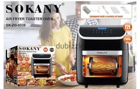 Sokany 12L airfryer & oven-Like new condition.