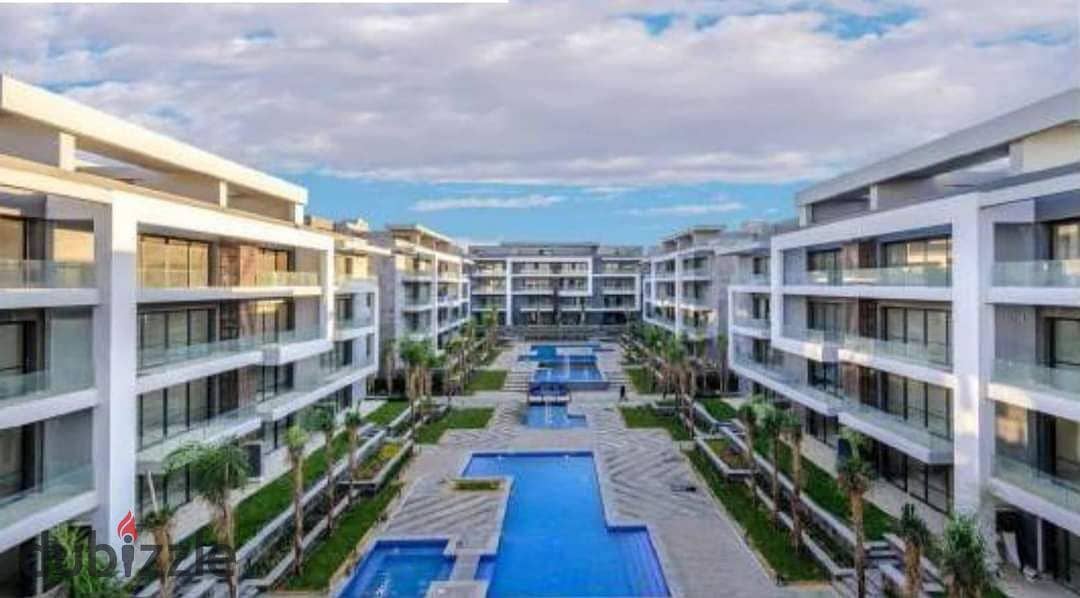 Apartment in El Patio Oro Lavista in Fifth Settlement In golden square A very distinctive view of the landscape and water bodies 8