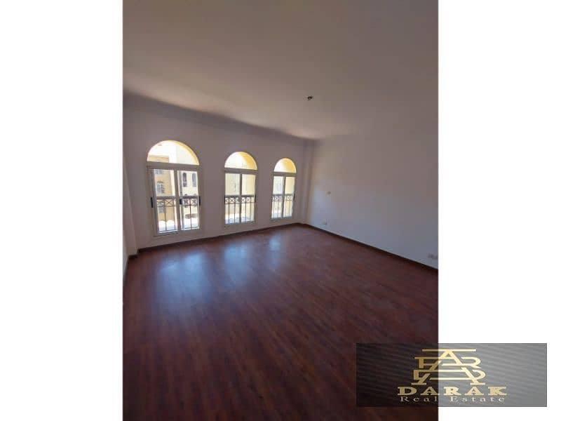 Here is the translation of the text:  ---  **Special opportunity for rent in Madinaty: 245 sqm apartment with a wide garden view, custom finishing in 5