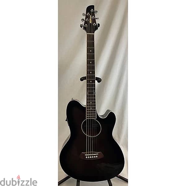 Ibanez TCY10e Acoustic Electric Guitar Black 2