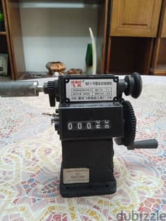 East German make wire winding machine mechanical counter