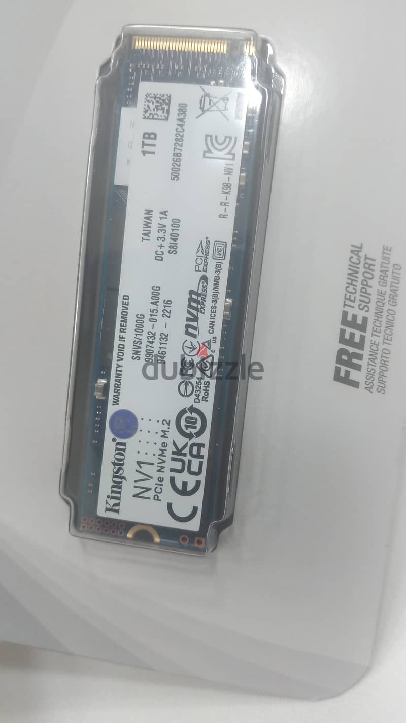 Gen 3.0  NVMe PCIe SSDKingston Digital Ships NV1 NVMe PCIe SSD 1