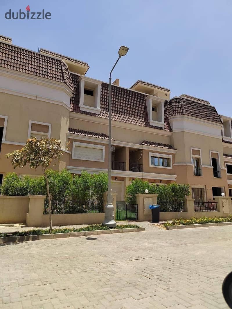 Villa For Sale 212M View Landscape in Sarai New Cairo | اس فيلا للبيع 212م جاهزة للمعاينة في كمبوند سراي القاهرة الجديدة 2