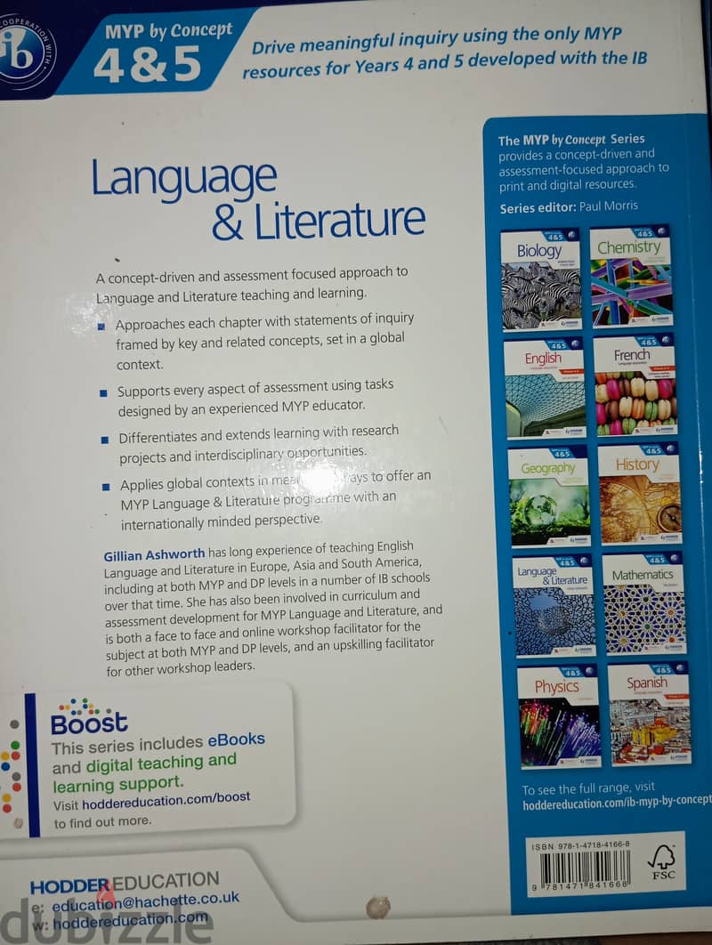 Myp by concept language and literature book 1