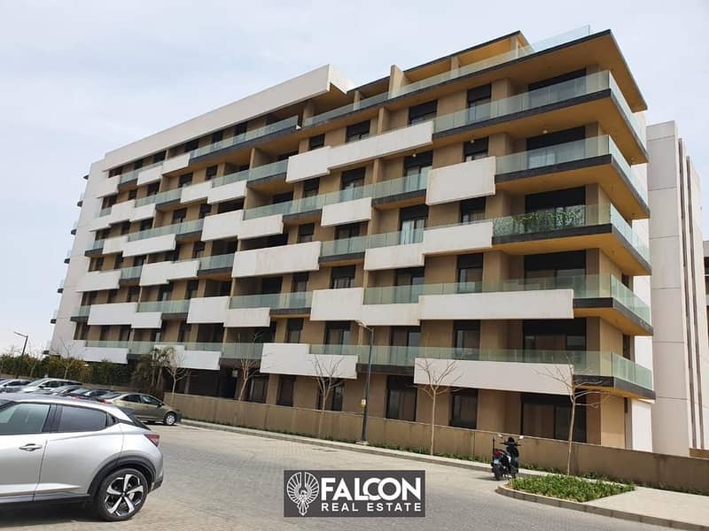 For immediate sale, a fully finished two-bedroom apartment on the view next to the International Medical Center in Shorouk, Al Roj Compound 7