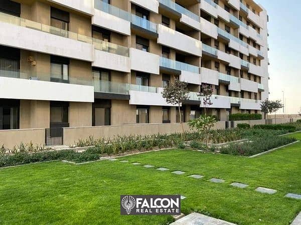 For immediate sale, a fully finished two-bedroom apartment on the view next to the International Medical Center in Shorouk, Al Roj Compound 10