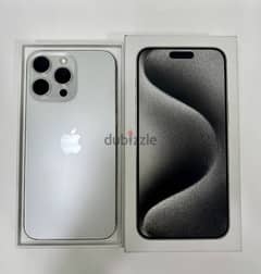 iphone 15 pro max white titanium 256GB 0