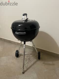 weber charcoal grill (kettlebell shape)