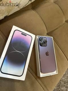 iPhone 14 pro  بالعلبة Bt 88 size 256g  او ببدل s24ultra 0