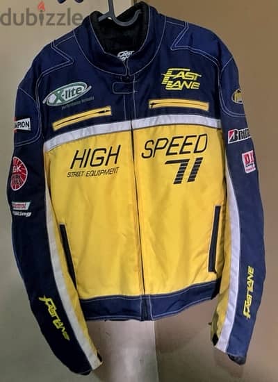 fast lane safety winter jacket motorcycle