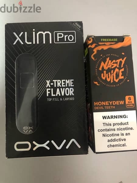 oxva XLIM pro +  imported 60 ml NASTY JUICE 6