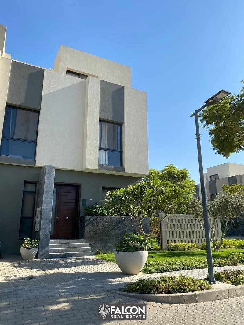 Duplex With Roof Immediate Deliver Fully Finished Distinctive Front View For Sale With Installments Al Burouj Compound Shorouk City 2