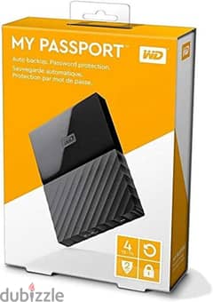 Western Digital WD 4TB Black My Passport Portable