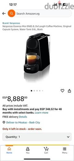 Nespresso Essenza Mini EN85. B