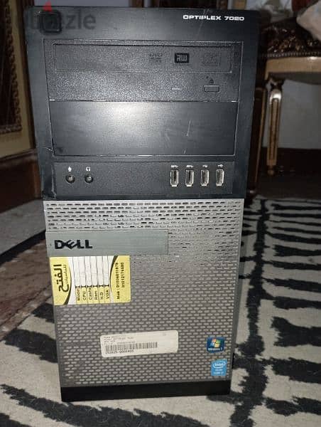 كمبيوتر ماركه ديلoptiplex 7020 1