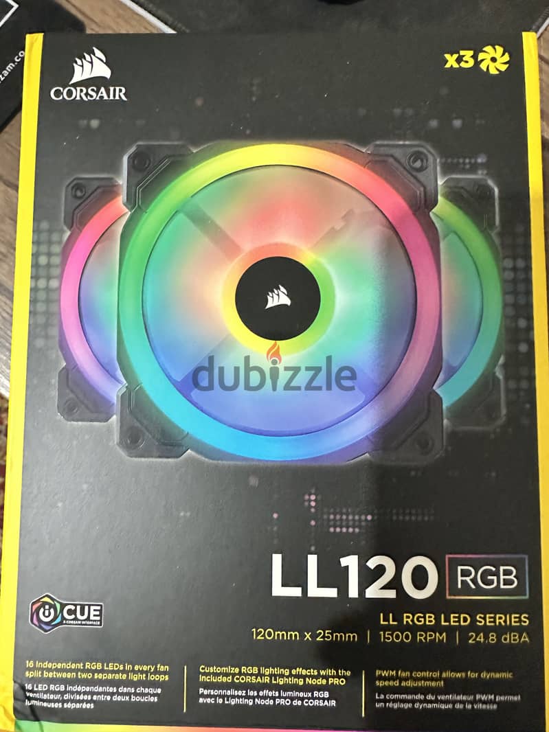 Corsair iCUE 5000T RGB + LL120 RGB 3 Fans 5