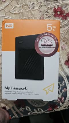 My passport 5 TB xternal hard disk