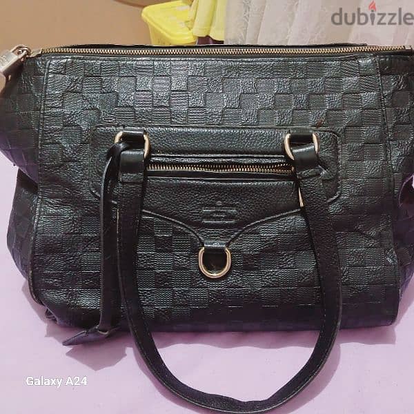 louis vuitton original black bag_   شنطة لويس فيتون حريمي 0