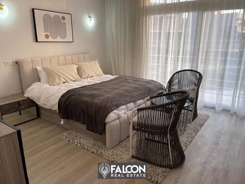 Fnished apartment 3room ready for move double view in Al Maqsad 10% DP and installments until 2034 in New Capital شقه متشطبه جاهزه للاستلام المقصد 3