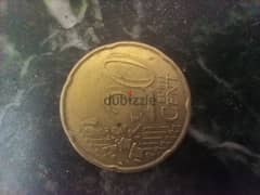 عملة 20يورو سنت 1999 0