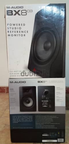 Studio Monitor - M Audio BX8 D3 8" : سماعات ام اوديو للبيع