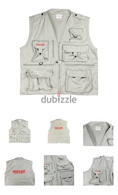 Maxell vintage cargo vest