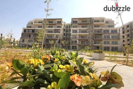 A super lux finished 2-bedroom apartment for sale in Palm Hills, Fifth Settlement, New Cairo.