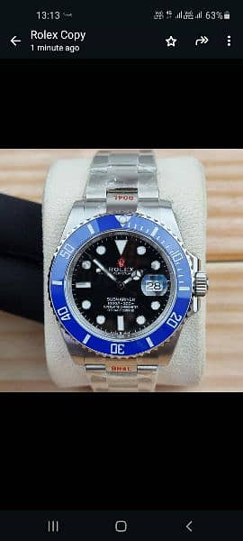 Rolex Swiss watch Europe imported 
sapphire crystal 1