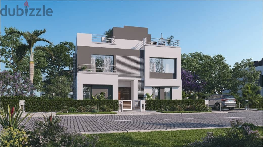 فيلا في بالم هيلزعلي لاند سكيب Villa in Palm Hills New Cairo 5