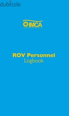 IMCA ROV Personnel Logbook