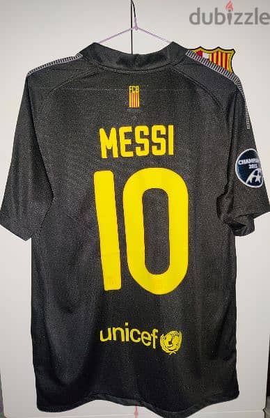 Messi Barcelona 2011 Away Medium (Mirror) New تيشيرت ميسي برشلونه