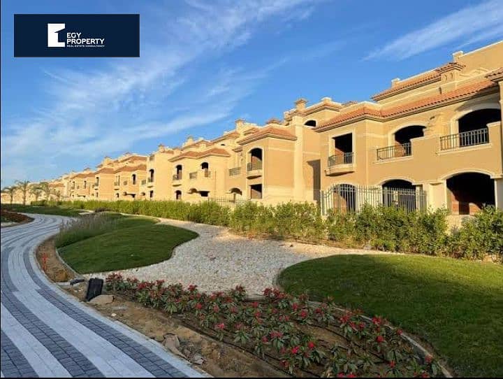 Move now to your Twin house in Patio Oro Compound from La Vista in New Cairo Resale Best price Ready to move 0