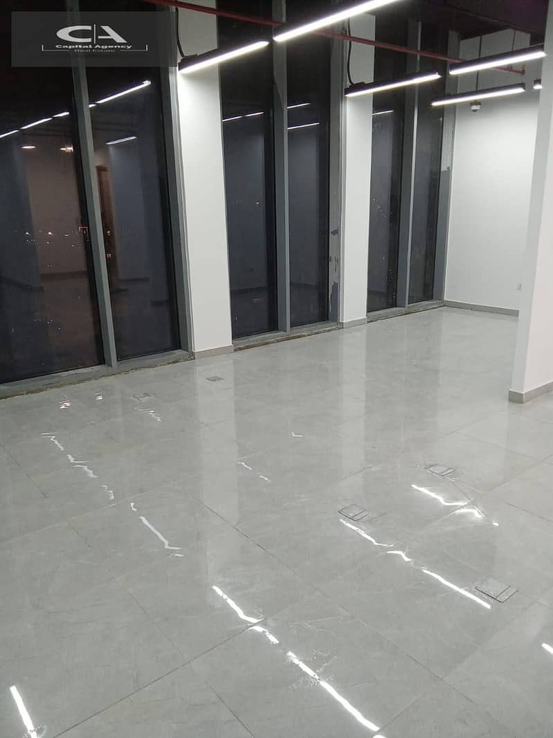 Special price Admin office 96m with Ac's for rent in Podium - CFC - New Cairo 5